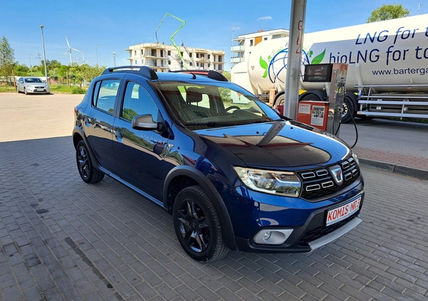 Dacia Sandero Stepway cena 38900 przebieg: 53000, rok produkcji 2017 z Ostrów Wielkopolski małe 529